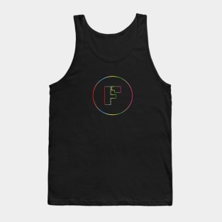 letter F colorful design Tank Top